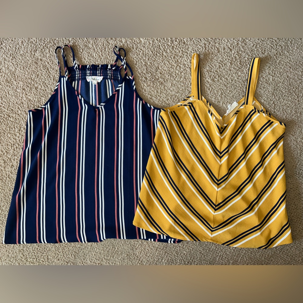 2 Woman’s Spaghetti Strap Tops